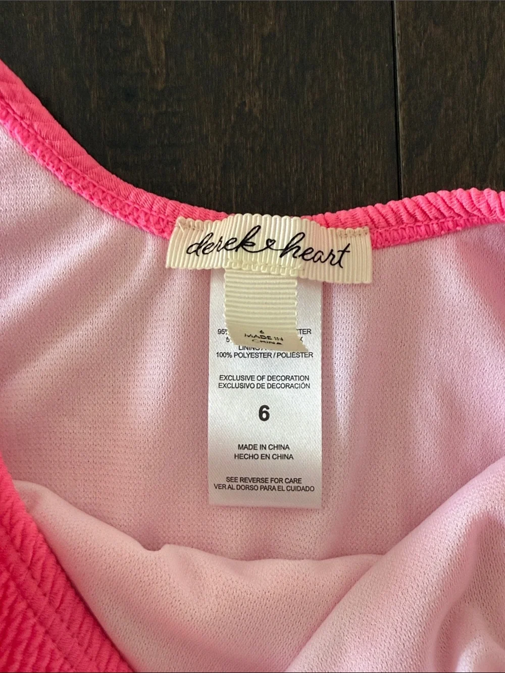 Derek Heart Bright Hot Pink Textured Two-Piece Swimsuit with Coral Side Ties!